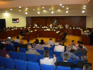 L'assemblea -la riunione di consiglio comunale a San Giuseppe Vesuviano del 8 giugno 2010