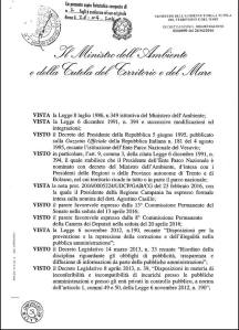 Decreto Parco Vesuvio